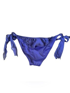 Victorias Secret Cheeky La Culotte Coquine Side Tie Ruffle Bikini Bottoms